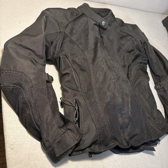 Speed and Strength Radar Love Mesh Motorcycle Jacket Gray‎ Women's Size Medium - Picture 2 of 10